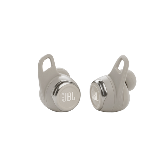 JBL Reflect Flow Pro - White - Waterproof true wireless Noise Cancelling active sport earbuds - Left image number null